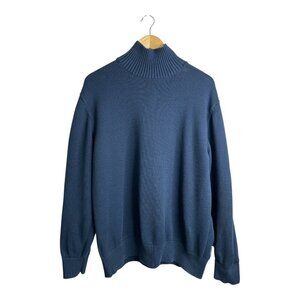 Jack & Jones Originals Men's Mock Turtleneck | Navy | Size XL 100% Cotton